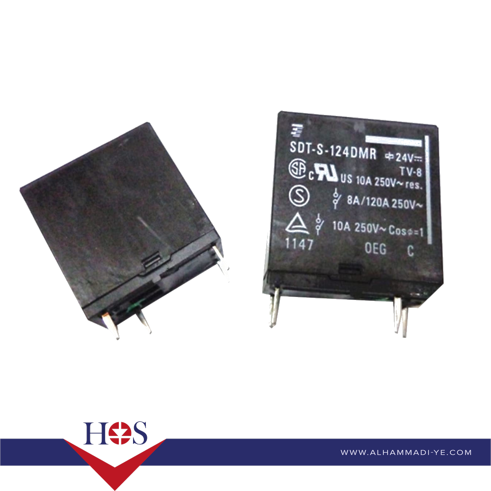 sdt-s-124dmr -RELAY ريلي 24 فولت 5 ارجل