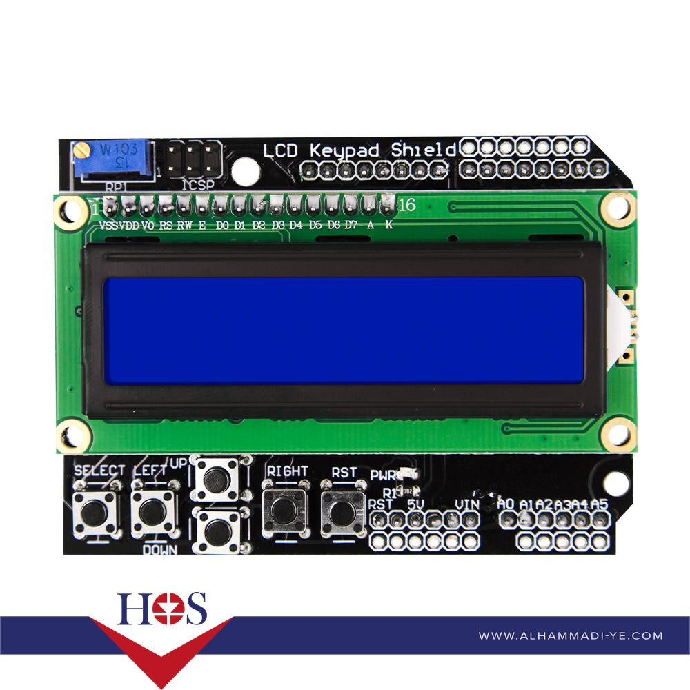 LCD1602 LCD characters شاشة