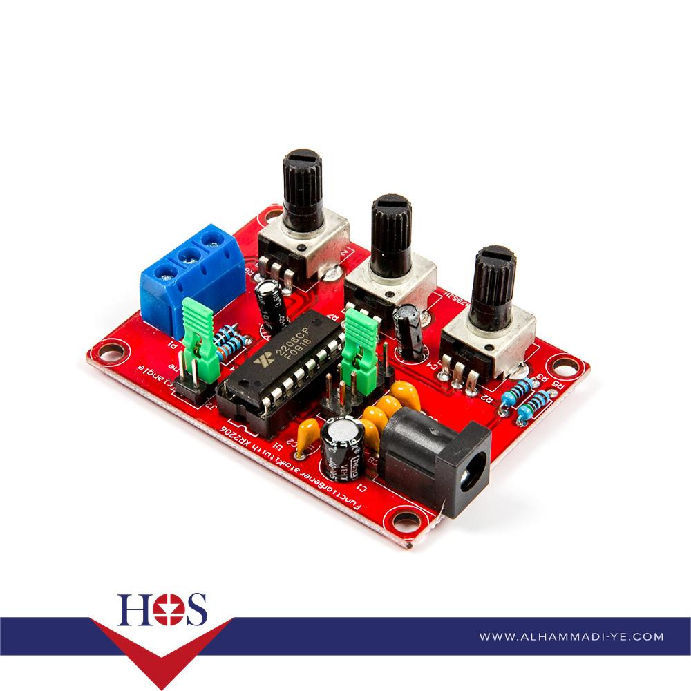 1Hz -1MHz XR2206 High Precision Function Signal Generator Kit برده مولد ذبذبات