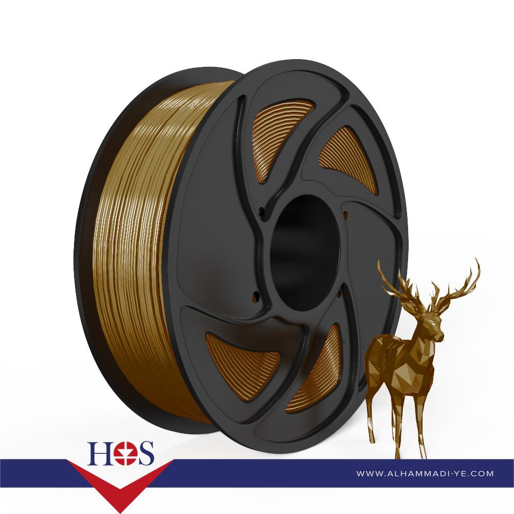 Anet-Gold-PLA-filament  1KG/Roll  فلمنت ذهبي رول / 1كجم