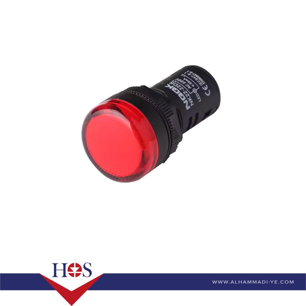 Red AC/DC12V 16mm AD16-16E LED Power Pilot Signal Light Lamp MOQ10 لمبه اشاره طبلون احمر