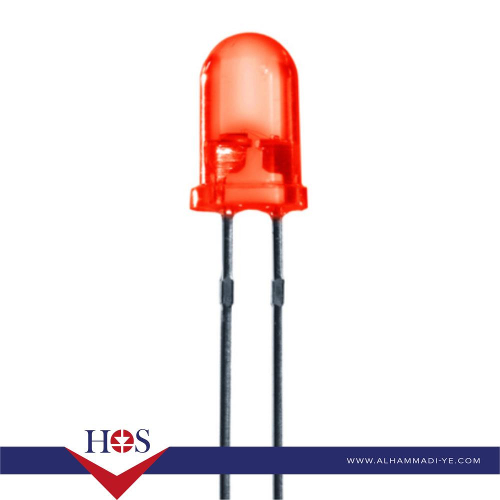 LED 3mm Red لمبة ضوئية 3مل احمر