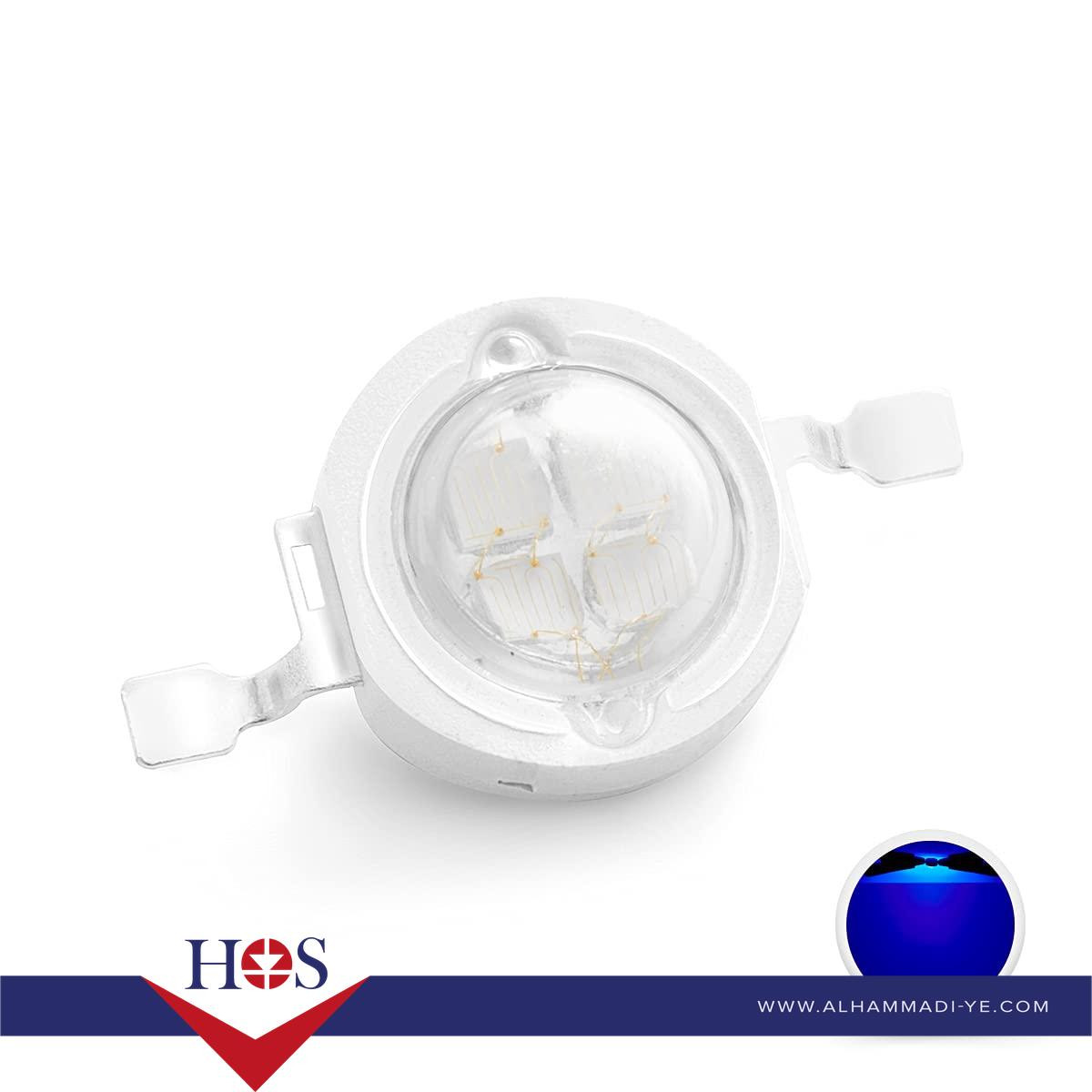 5W SMD High Power LED Bulb Dual Chip Blue MOQ5 لمبه طبع 5 وات ازرق