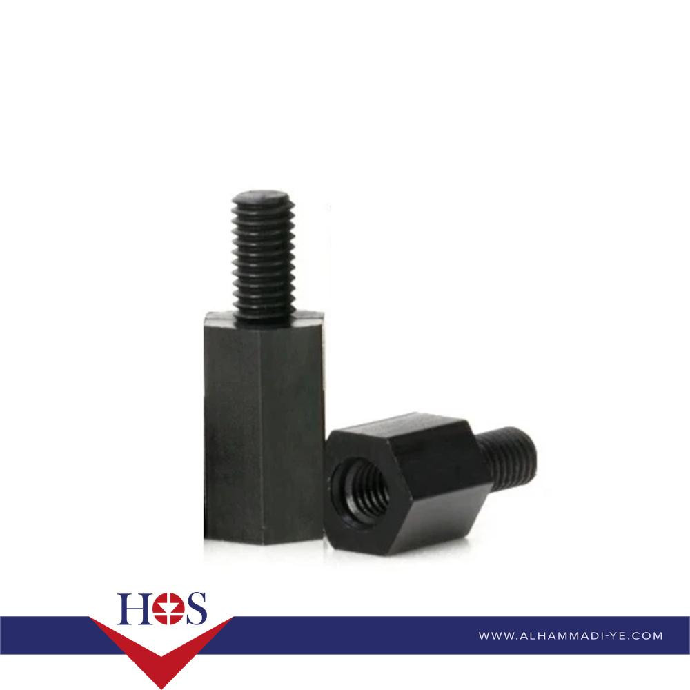 M3*10+6mm  black nylon standoff قواعد تثبيت برد اسود