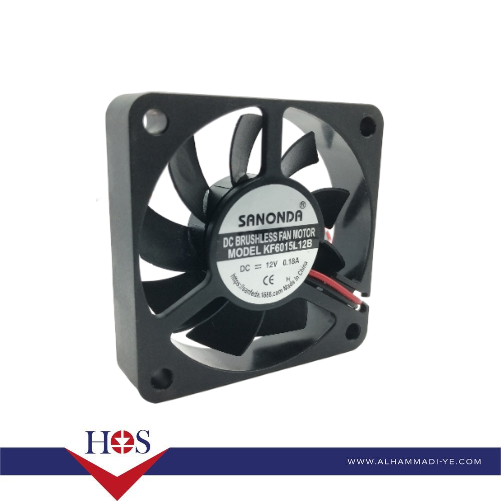 Fan DC 12V 60*15 - 2 Line