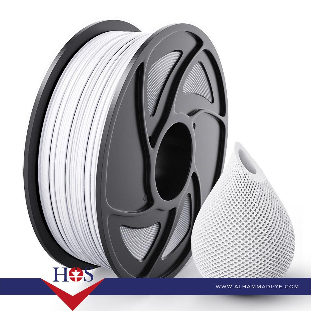 Anet-White-TPU-filament  1KG/Roll فلمنت ابيض رول / 1كجم