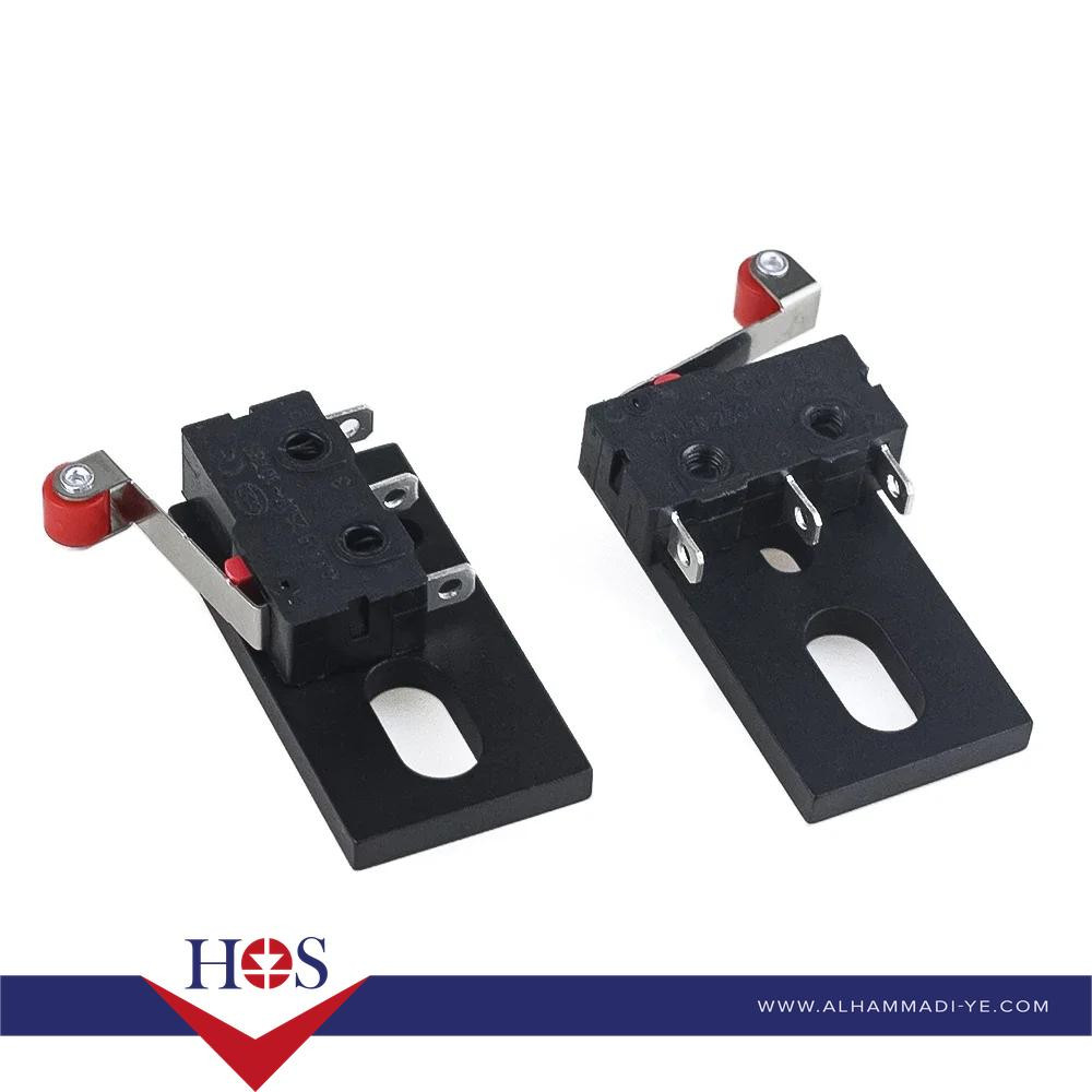 Micro Limit Switch Kit with Mounting Board Plate for C-Beam CNC Router Machine for 3D Printer  مفتاح نهاية مشوارمع قاعدة تثبيت