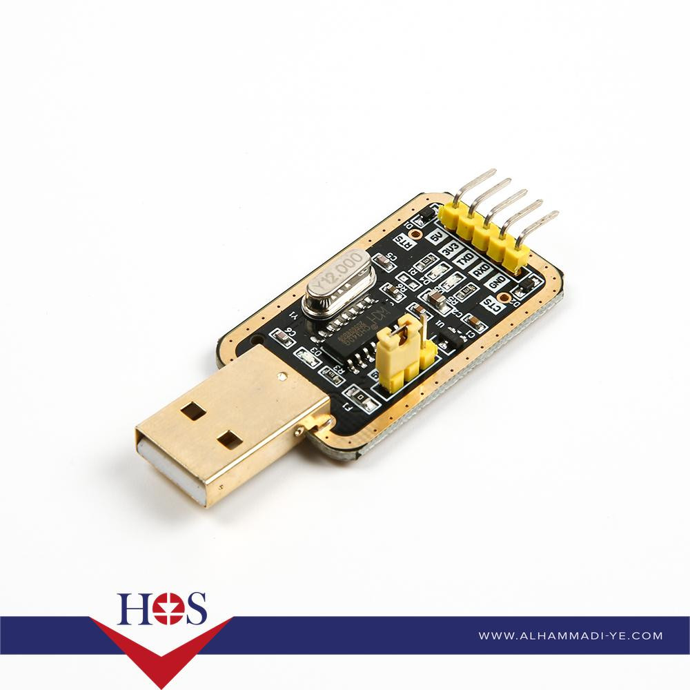 CH340G RS232 L USB to TTL module to upgrade converter,nine small cable تحويلة