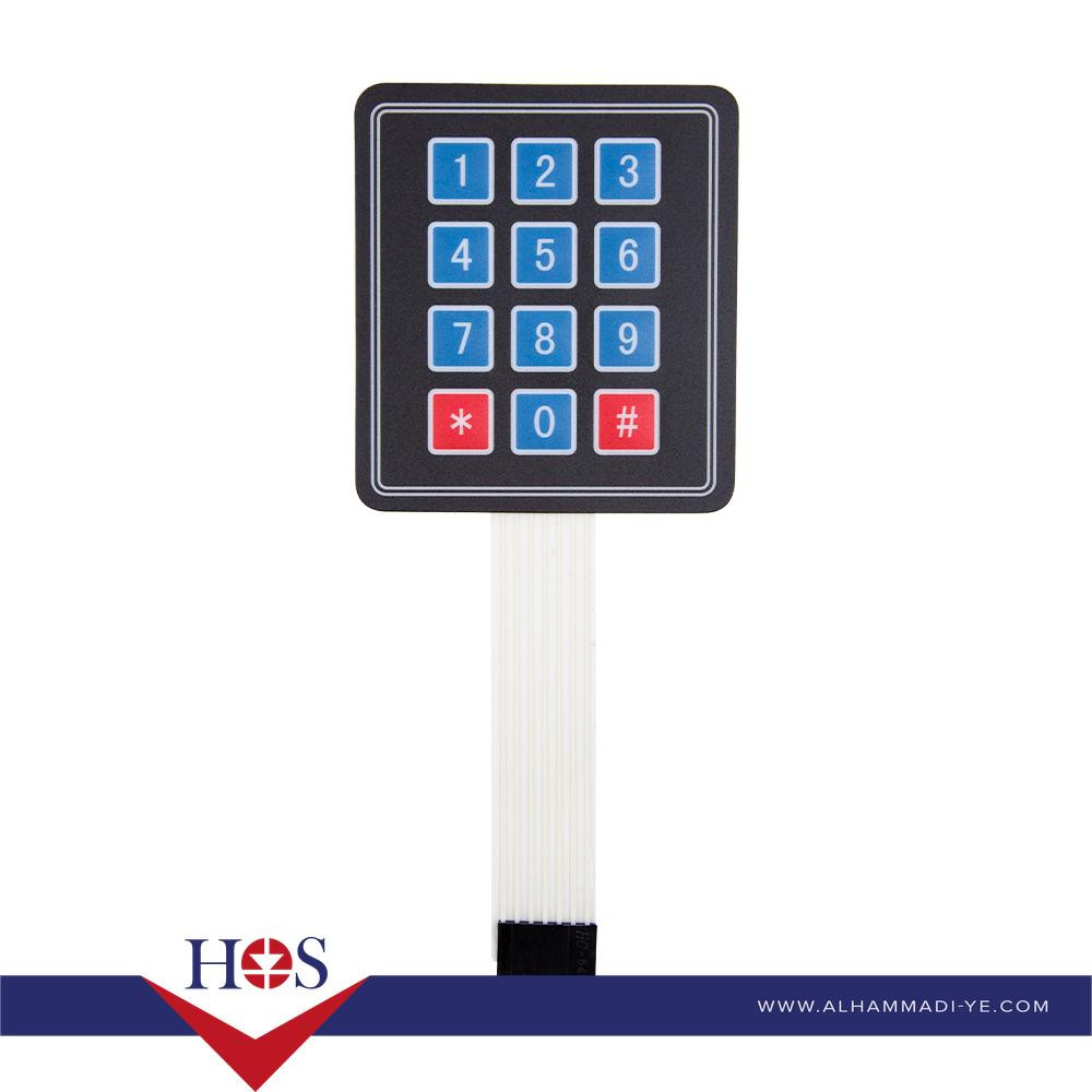 4*3 Membrane Switch لوحة كيبورد