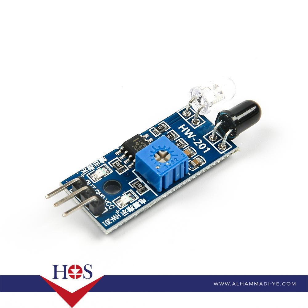 مرسل ومستقبل  IR Obstacle avoidance module