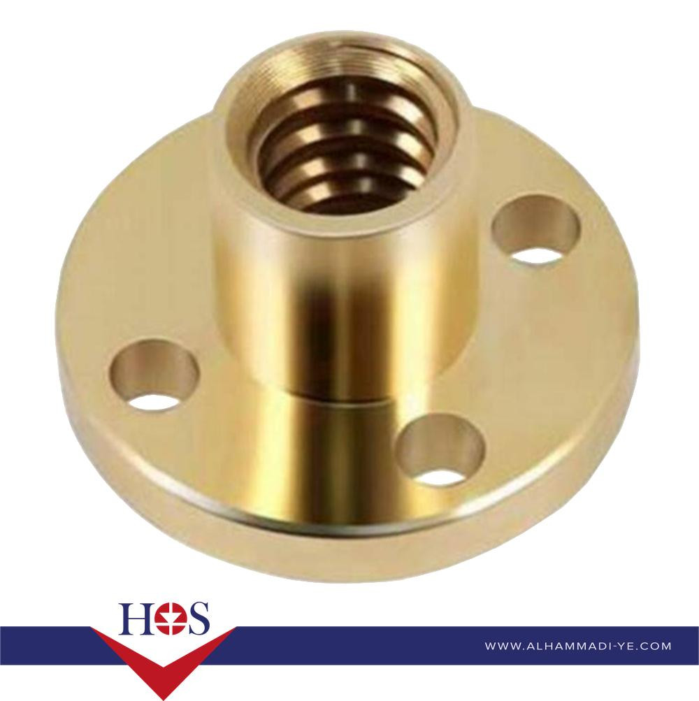 Copper Nut for T8 Lead Screw نوت اسكرو نحاس