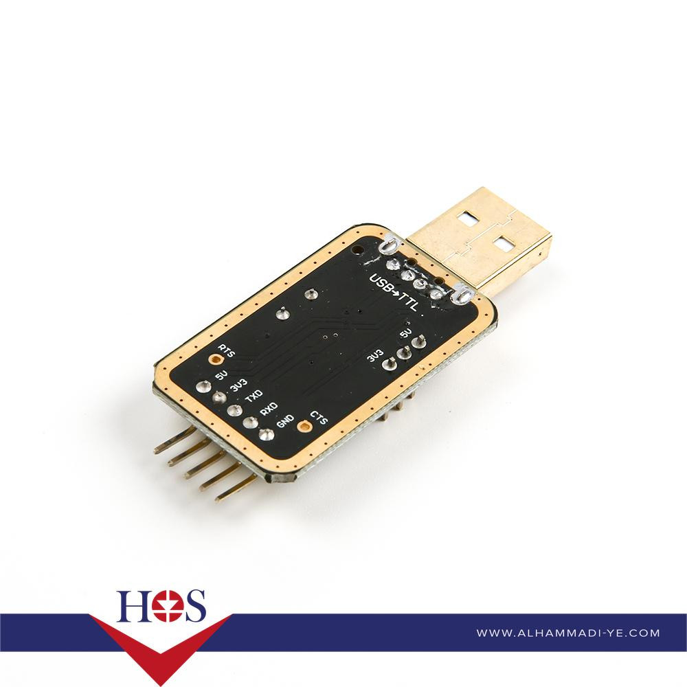 CH340G RS232 L USB to TTL module to upgrade converter,nine small cable تحويلة