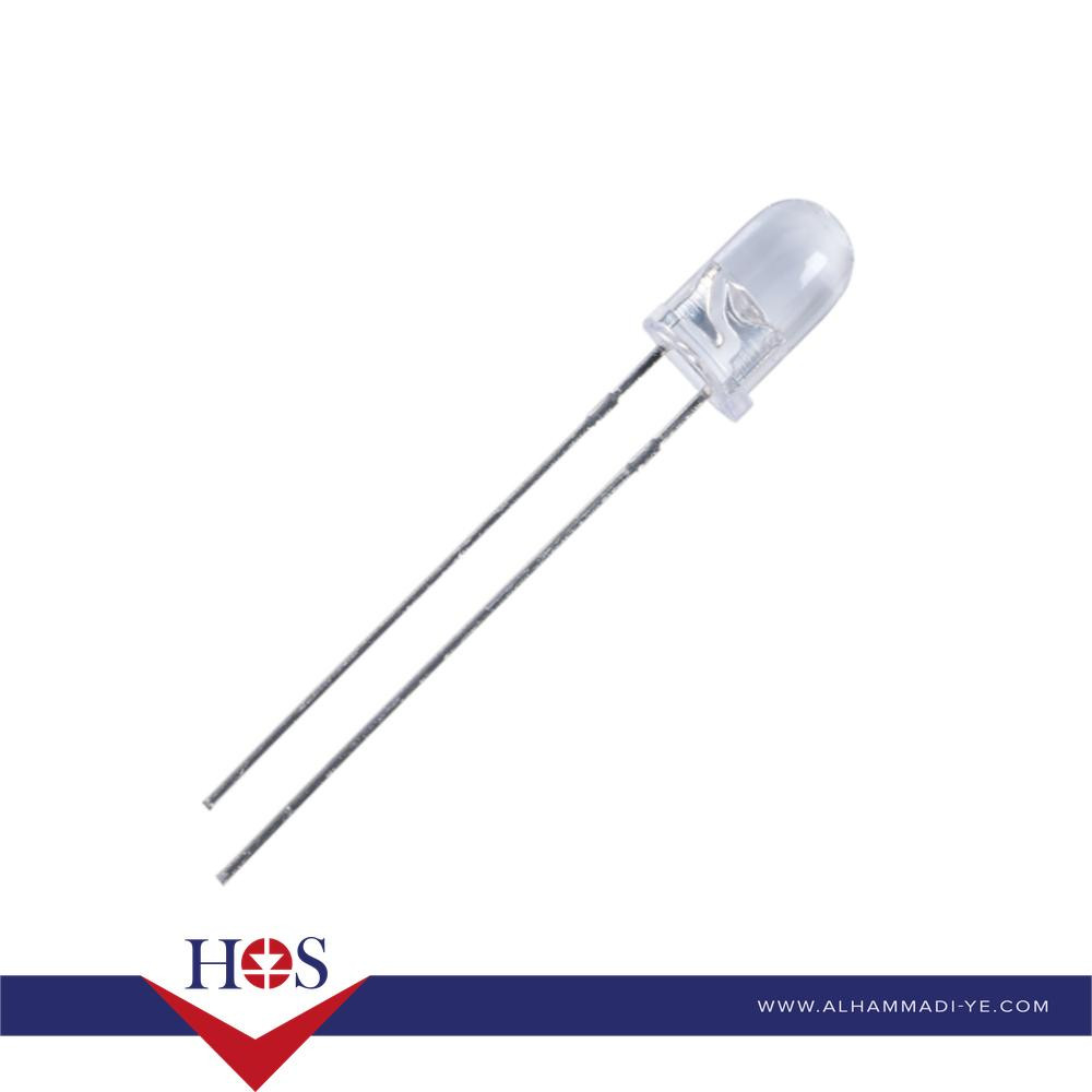 LED 3mm white لمبة ضوئية 3مل ابيض