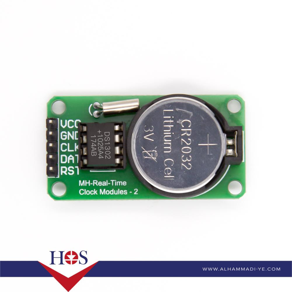 DS1302 module وحدة حفظ الوقت والتاريخ