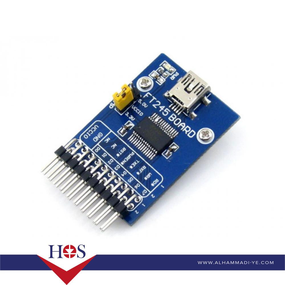 FT232 USB FIFO Board (mini USB) + 74LVC8T245 8 TTL COMS تحويلة