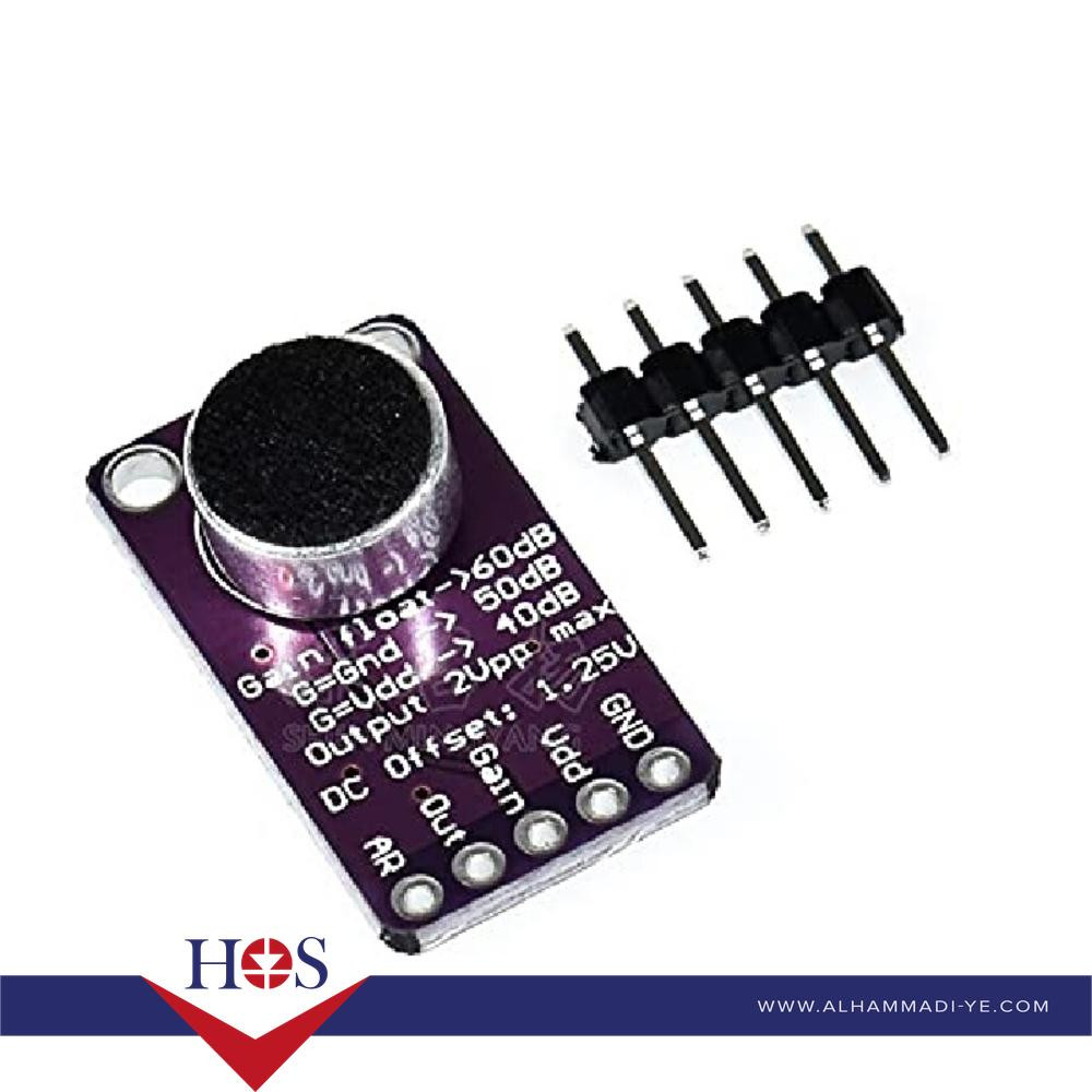 MAX9814 High Performance Microphone AGC Amplifier Module CMA-4544PF-W حساس صوت دقيق MAX9814