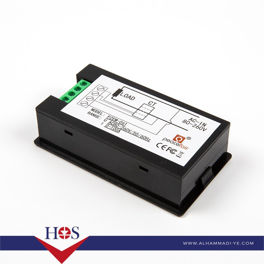 PZEM-061 AC80-260V 100A Voltage Current Watt Power Energy Meter with Open CT