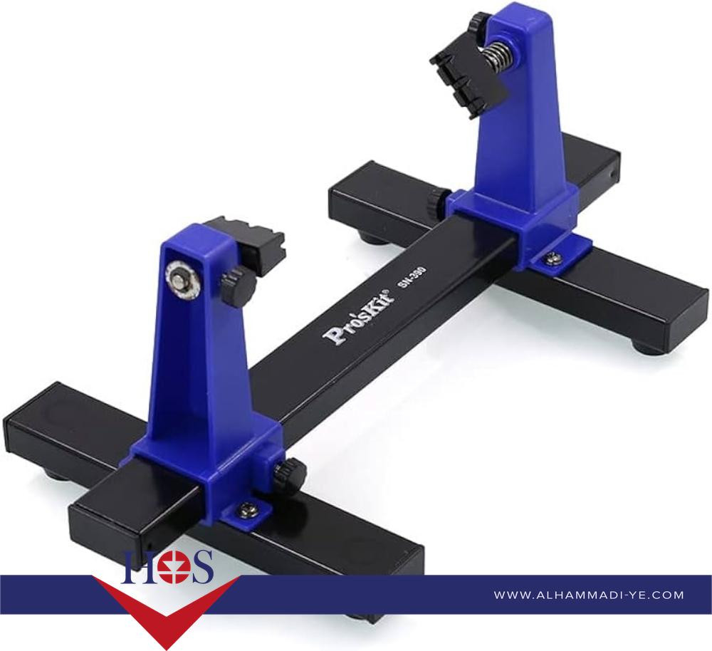 SN-390 Adjustable PCB Holder Printed Circuit Board Jig Fixture Soldering Stand Clamp Repair Tool for Soldering Repair Maximum Clamping Circuit Board Size: 20*14cm قاعده تثبيت برد