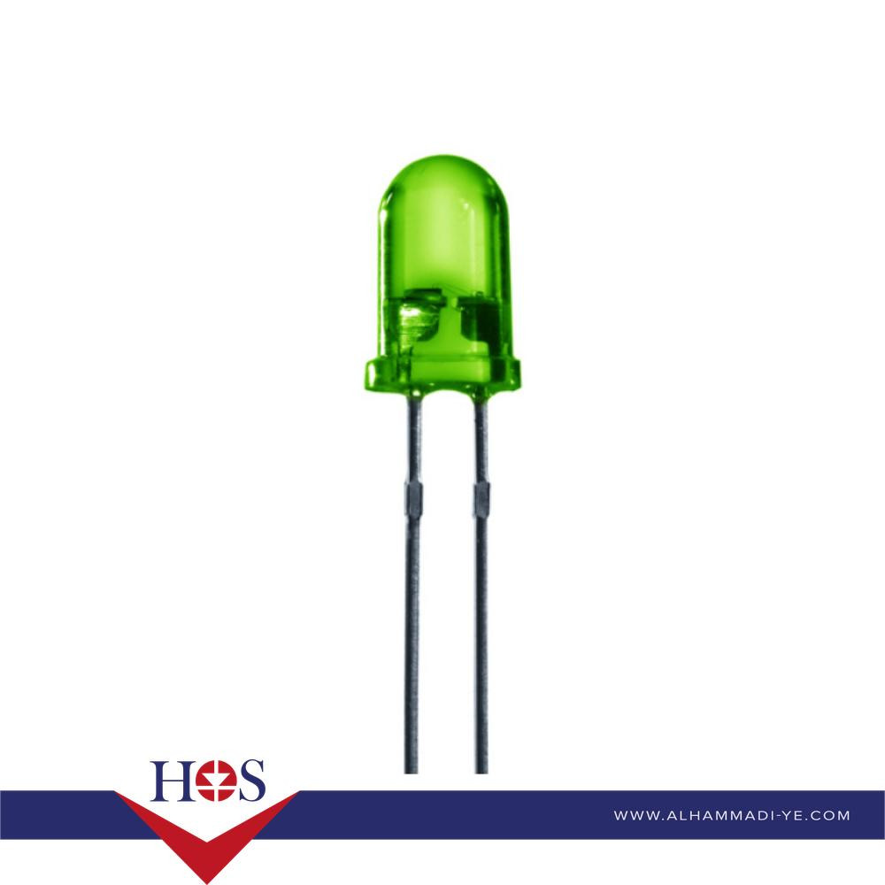LED 3mm GREEN لمبة ضوئية 3مل اخضر