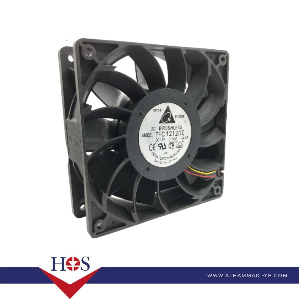 Fan DC 12V 12*12 - 3 Line