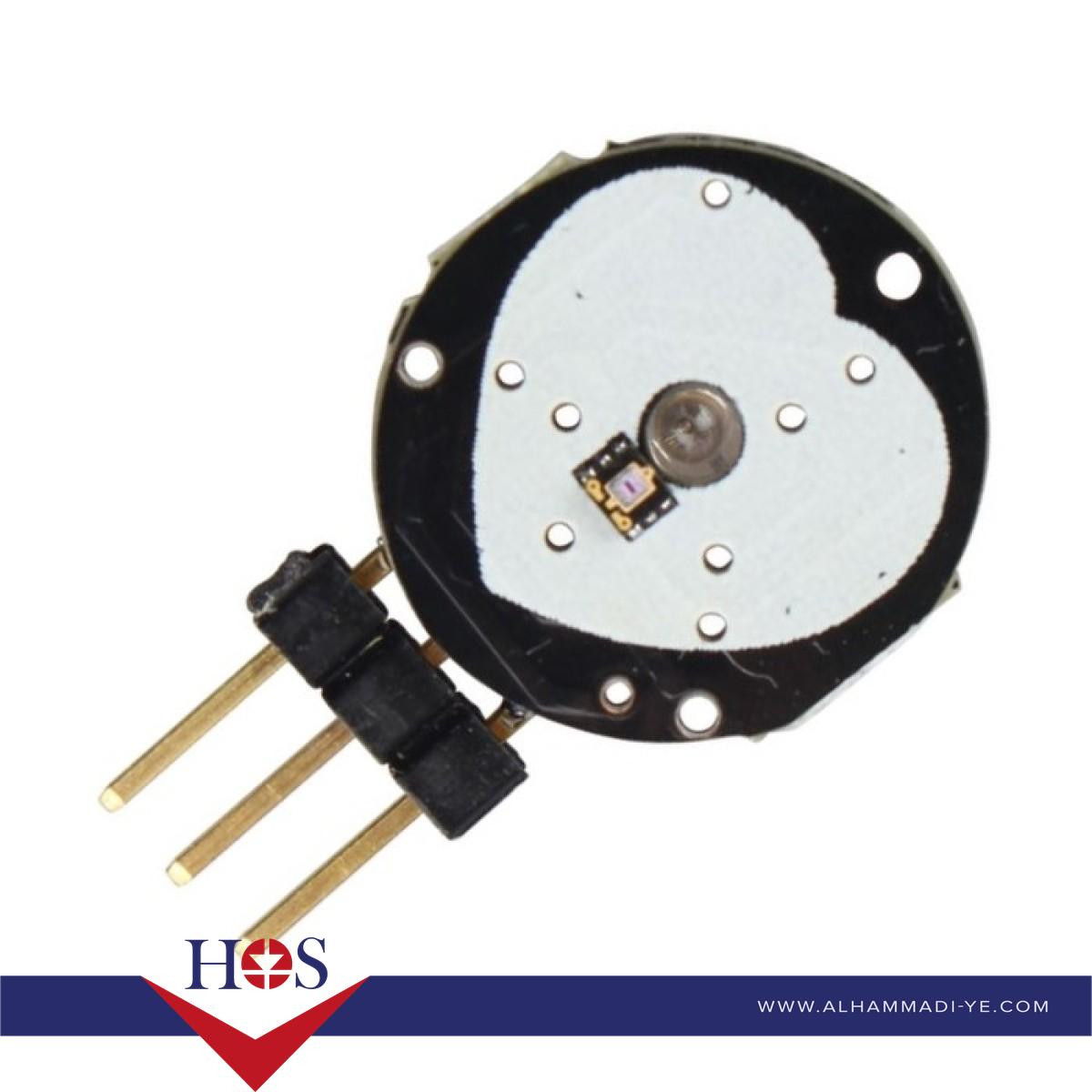 The pulse sensor حساس نبضات القلب