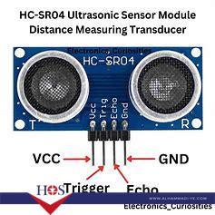 HC-SR04 Ultrasonic sensor module for distance measuring حساس التراسونك